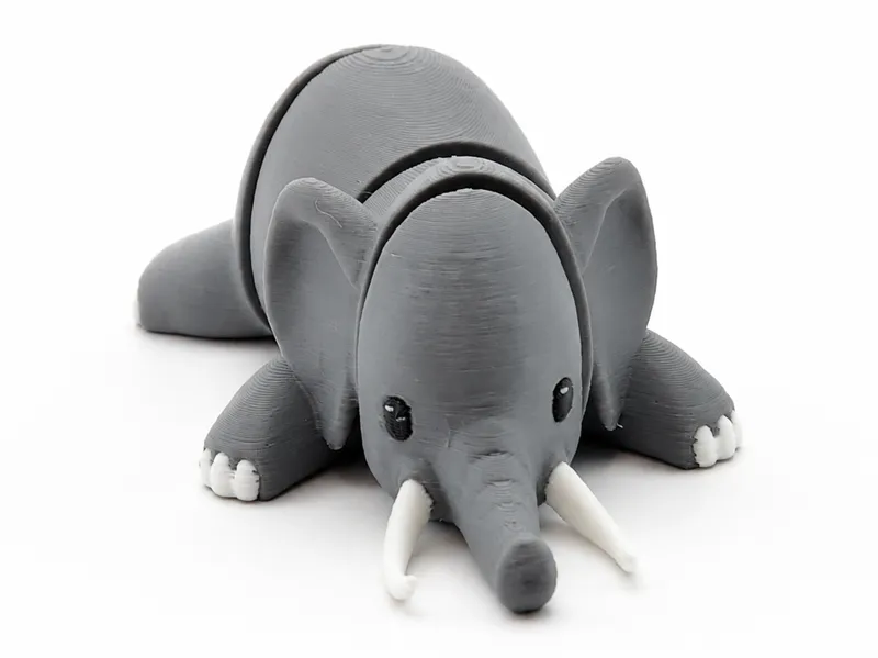 Flexi Elephant with Tusks